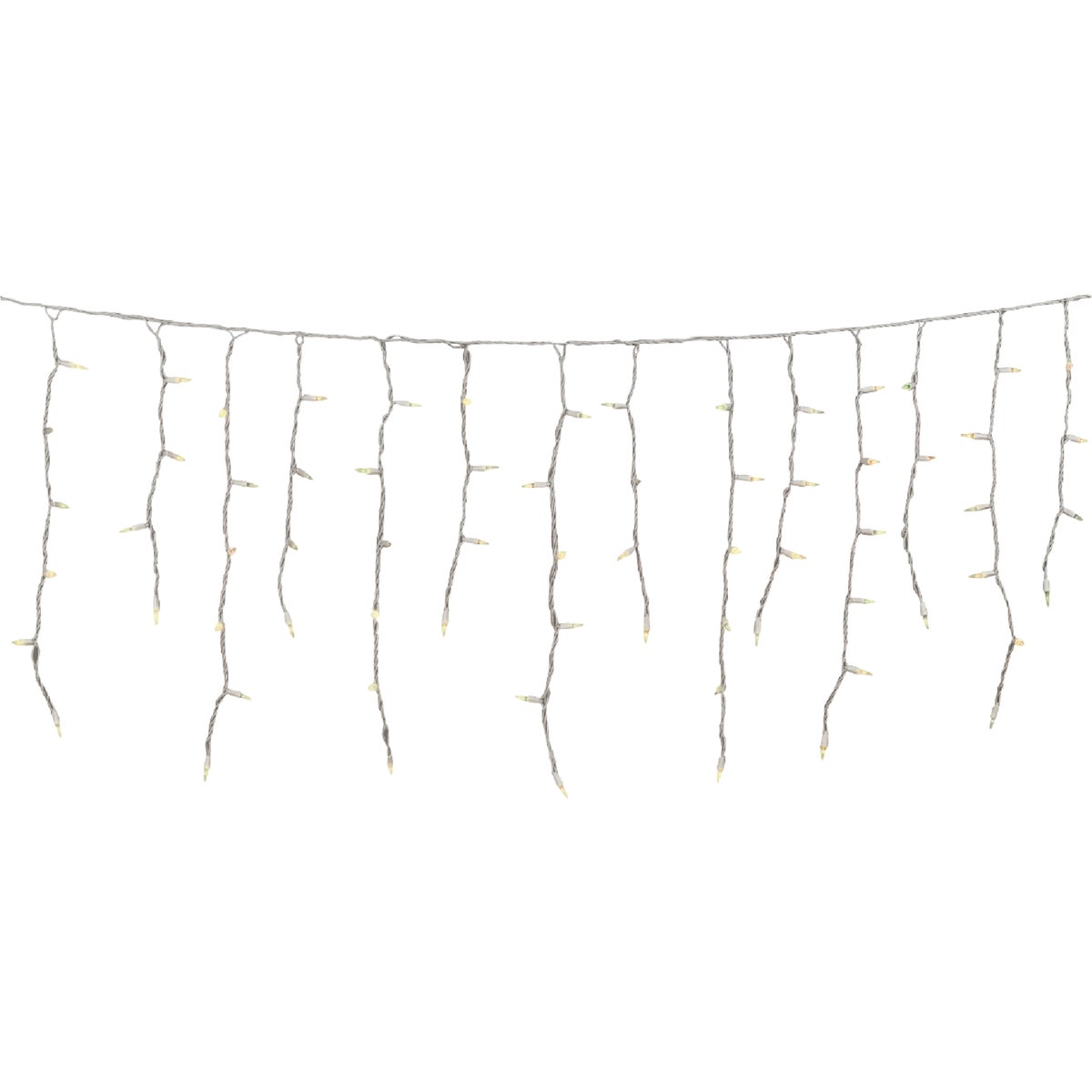 J Hofert Clear 100-Bulb Mini Incandescent Icicle Light Set Image 4