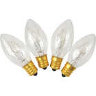 Home Impressions C9 Clear Twinkle 125V Replacement Light Bulb (4-Pack) Image 1