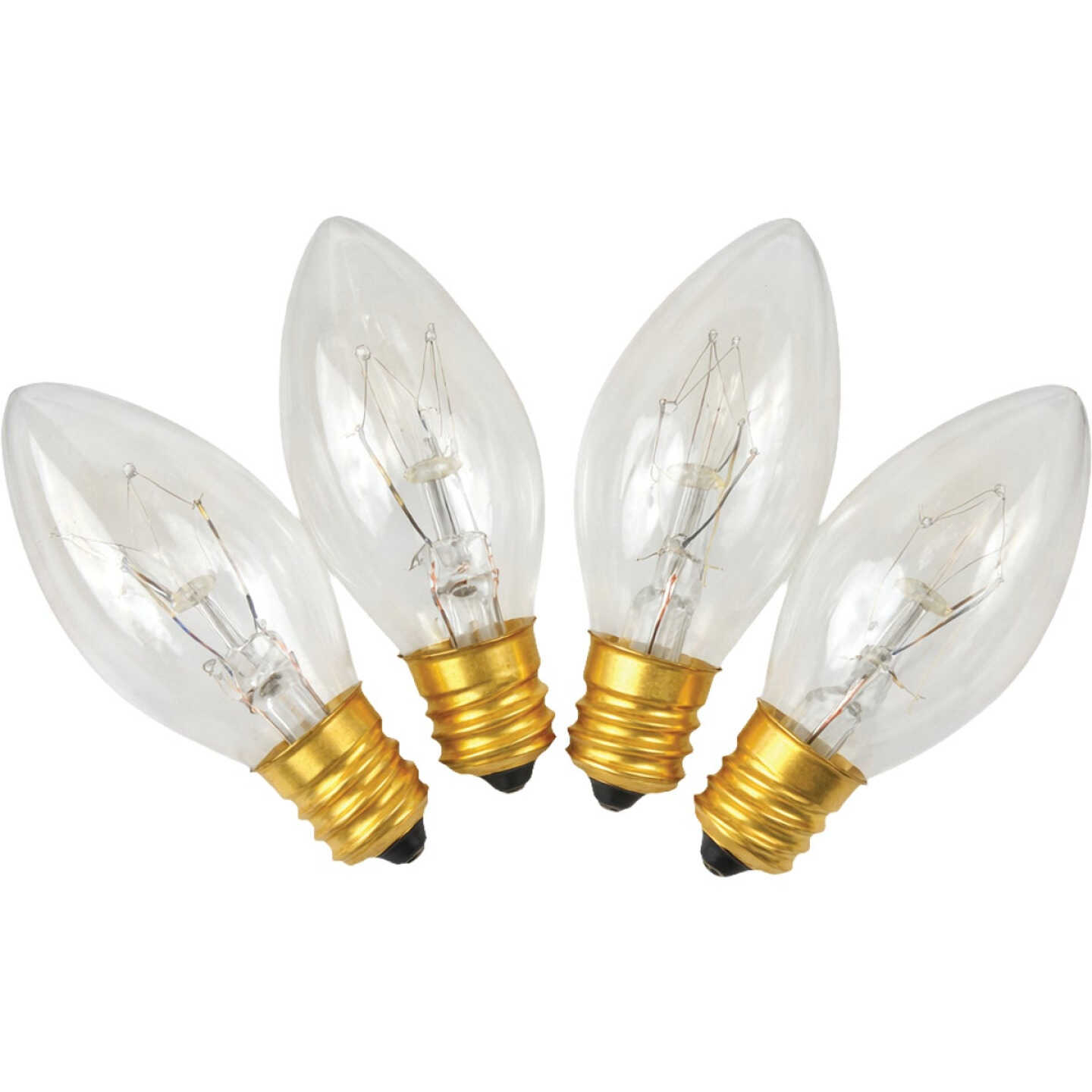 Home Impressions C9 Clear Twinkle 125V Replacement Light Bulb (4-Pack) Image 1