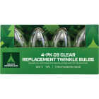 Home Impressions C9 Clear Twinkle 125V Replacement Light Bulb (4-Pack) Image 2