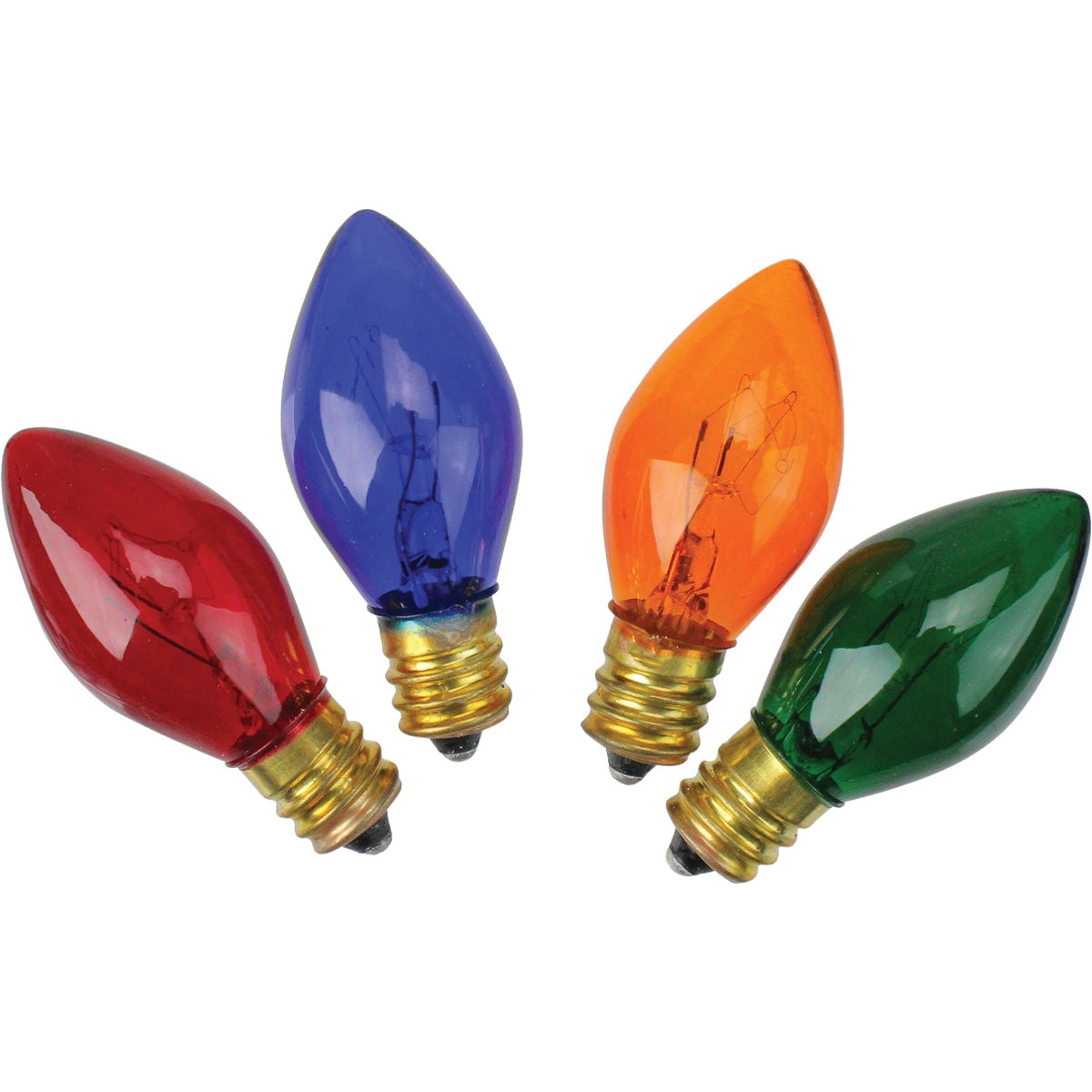 Home Impressions C7 Multi Twinkle 125V Replacement Light Bulb (4-Pack) Image 1