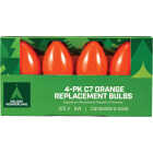 Home Impressions C7 Orange Ceramic 125V Replacement Light Bulb (4-Pack) Image 2