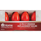 Home Impressions C7 Orange Ceramic 125V Replacement Light Bulb (4-Pack) Image 2