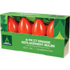 Home Impressions C7 Orange Ceramic 125V Replacement Light Bulb (4-Pack) Image 3