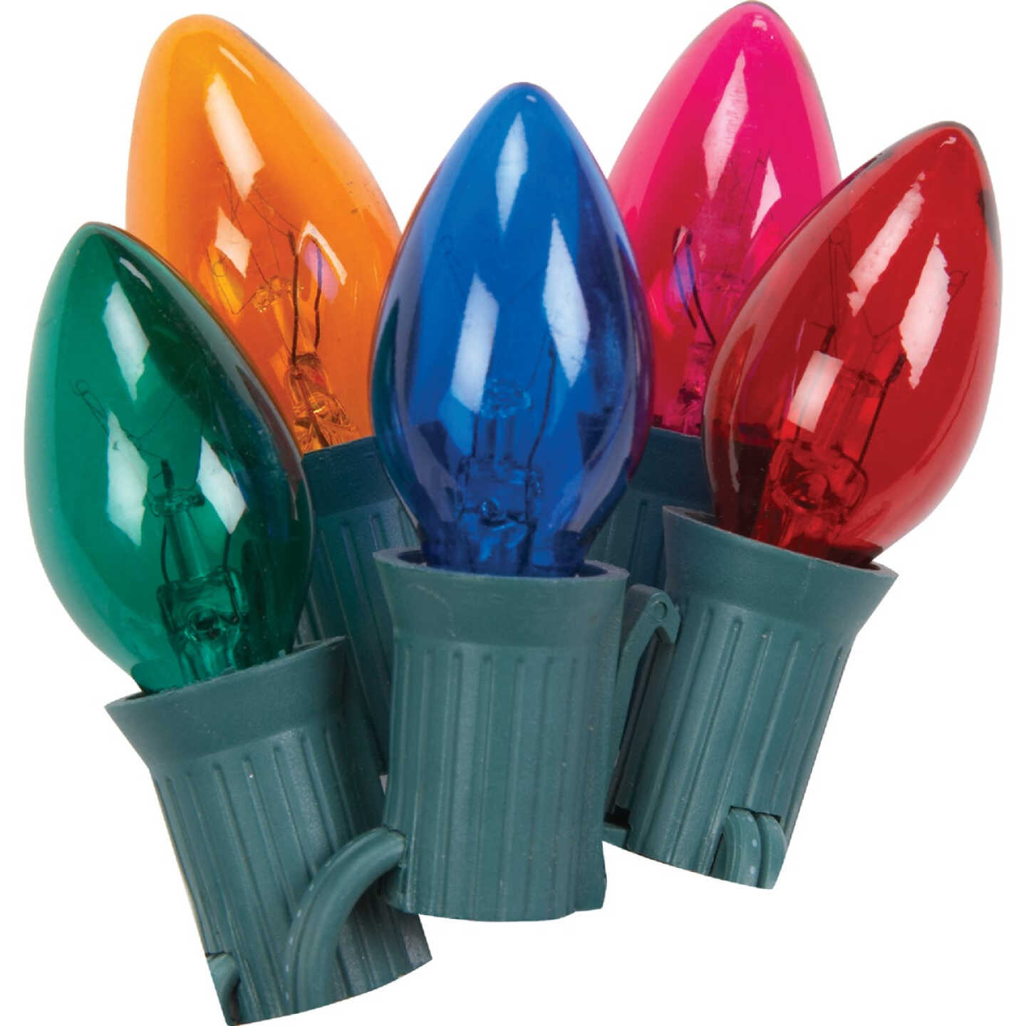 Home Impressions Transparent Multi 25-Bulb C7 Incandescent Light Set Image 1