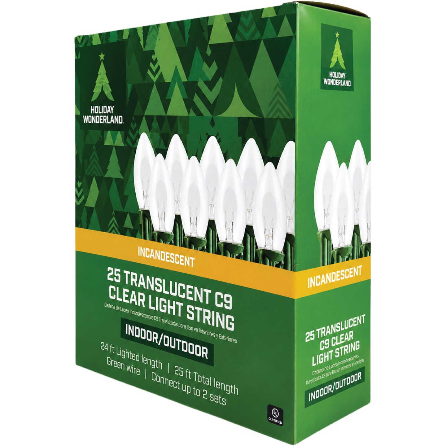 Home Impressions Clear 25-Bulb C9 Incandescent Light Set Image 6