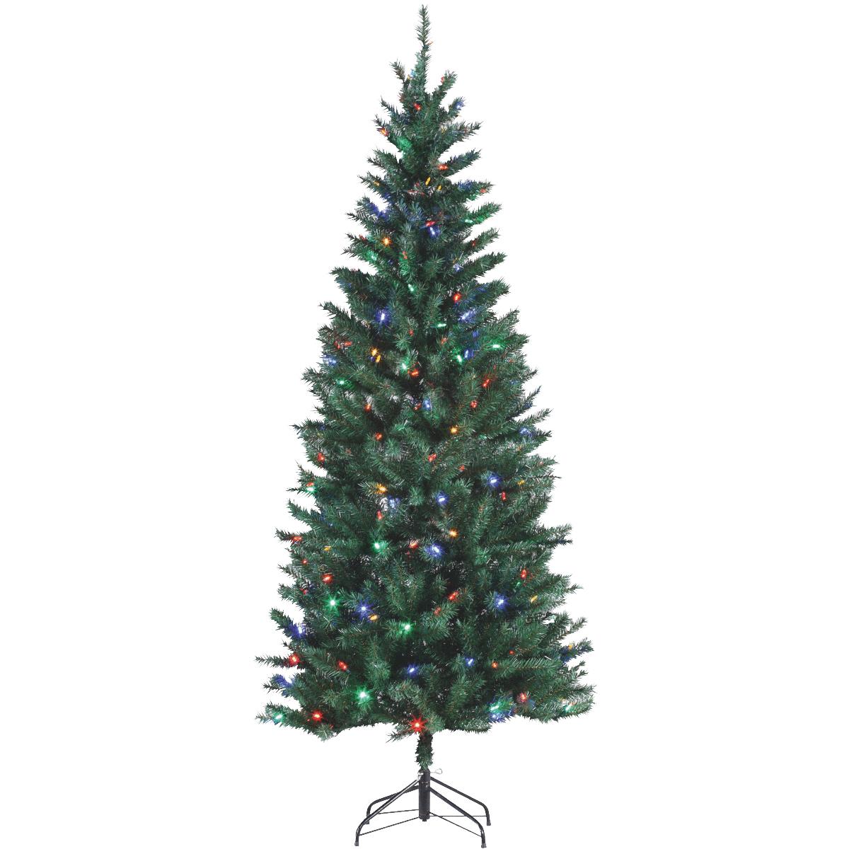 7' MULTI LED CANYON TREE