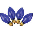 Home Impressions C7 Blue Transparent 125V Replacement Light Bulb (4-Pack) Image 1