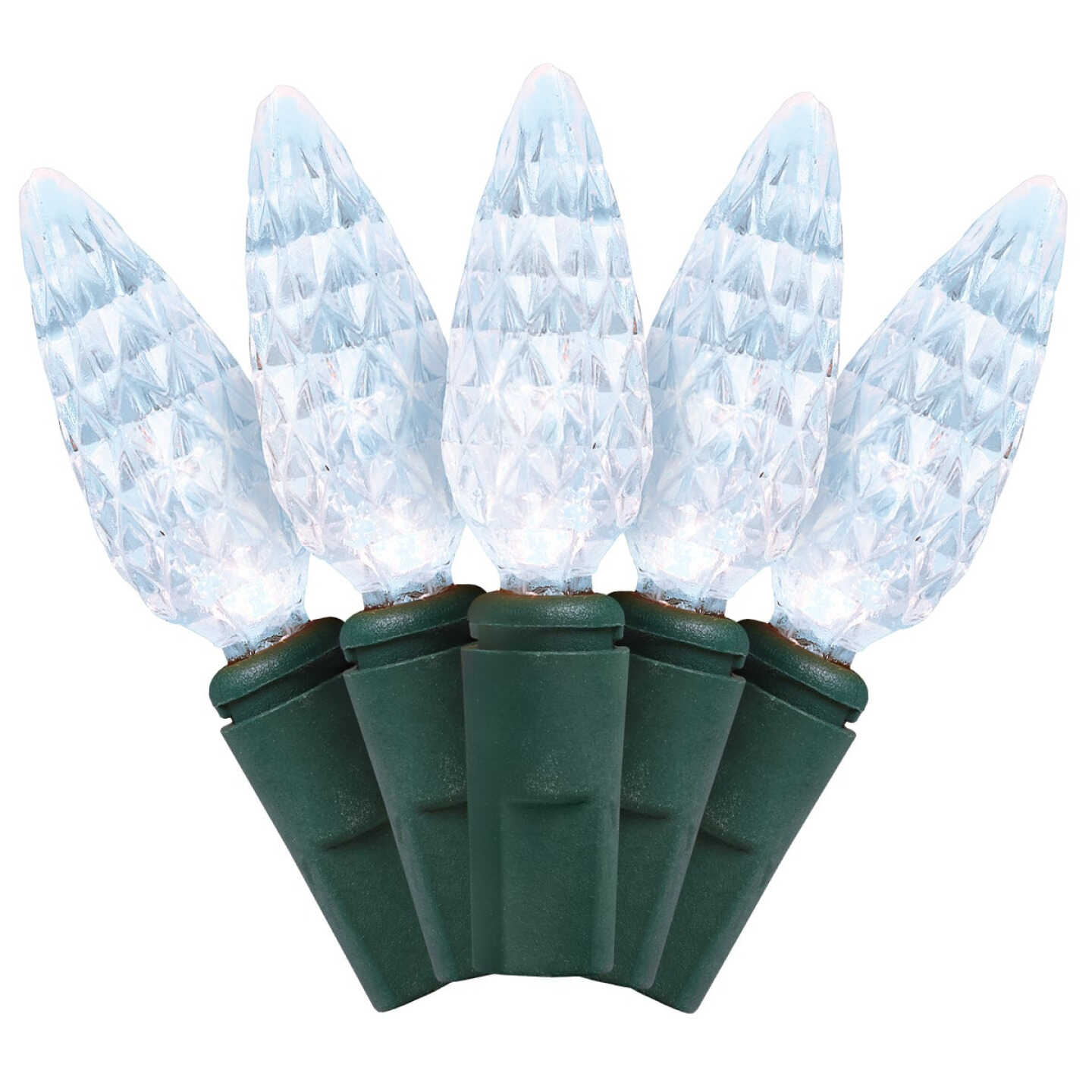 Home Impressions Pure White 210-Bulb C6 LED Light Set Image 1