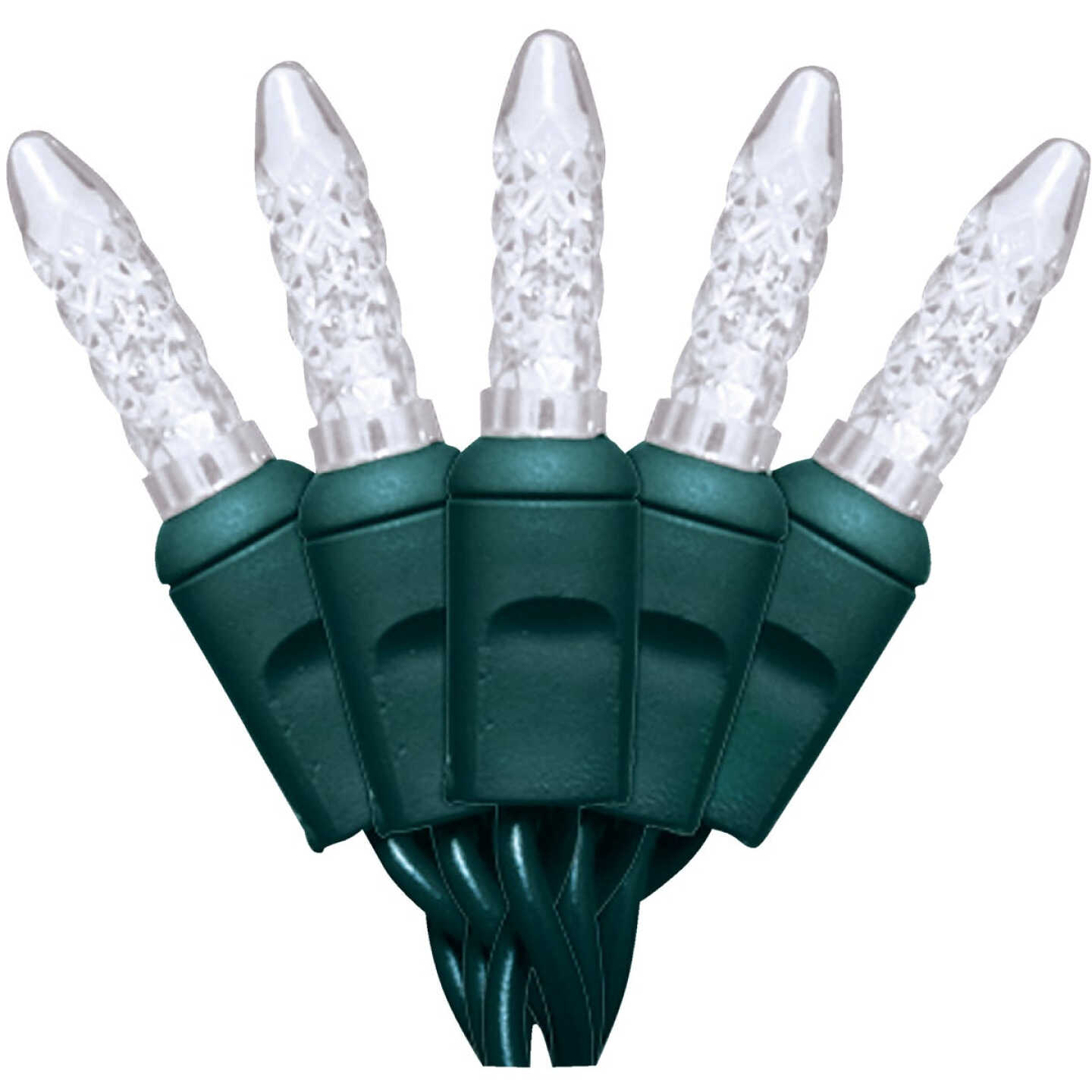 Home Impressions Pure White 200-Bulb Faceted M5 Mini LED Light Set Image 1