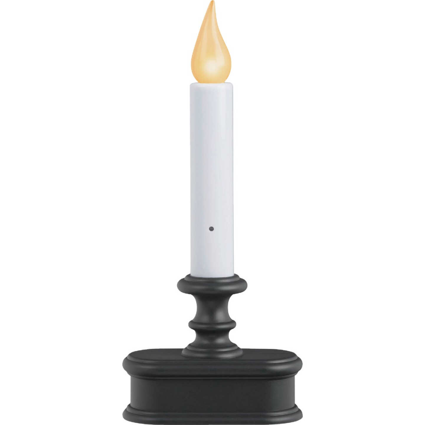 Xodus 3.5 In. W. x 8.5 In. H. x 2 In. D. Aged Bronze Flickering LED Battery Operated Candle Image 1