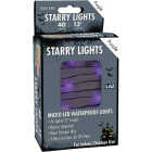 Holiday Bright Lights 40-Bulb Micro LED Purple Battery Operated String Light Set with Black Wire Image 1