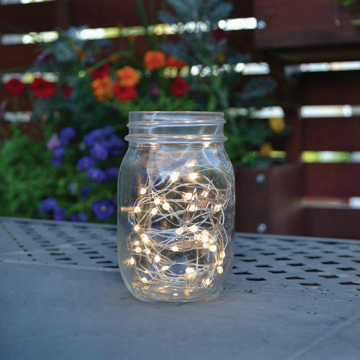 Holiday Bright Lights 50-Bulb Warm White Seed Micro LED Light Set with Silver Wire Image 1