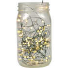 Holiday Bright Lights 100-Bulb Warm White Seed Micro LED Light Set with Green Wire Image 1