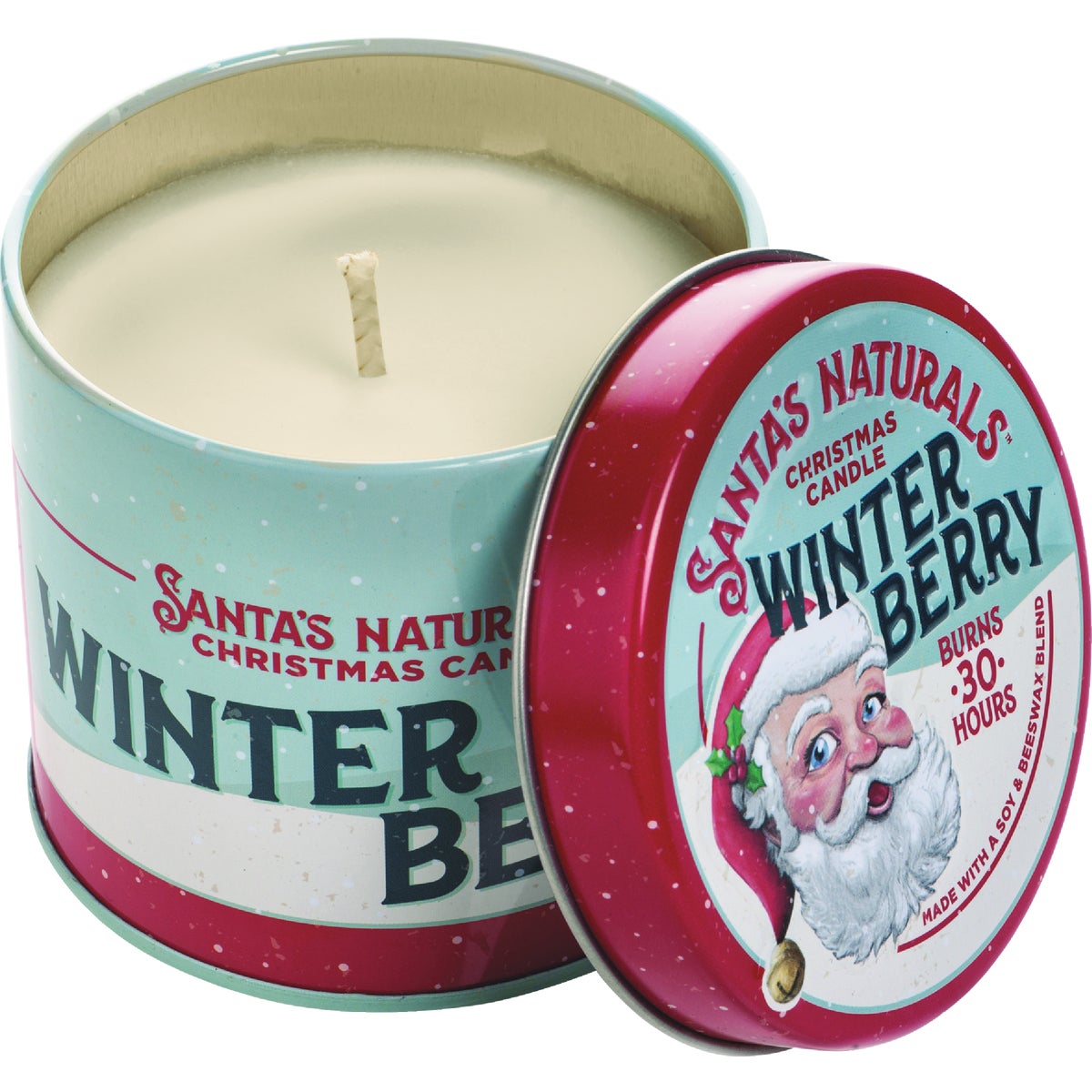 Santa's Naturals 9 Oz. Winter Berry Candle