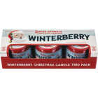 Santa's Naturals 3.5 Oz. Winter Berry Candle Trio (3-Pack) Image 1