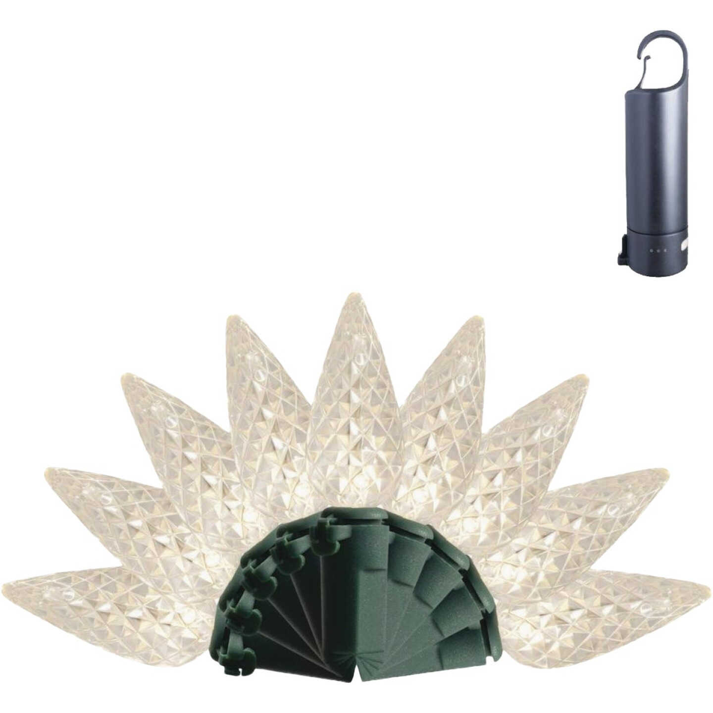 Holiday Bright Lights 50-Bulb Warm White C6 Rechargeable Light Set with Power Bank Image 1