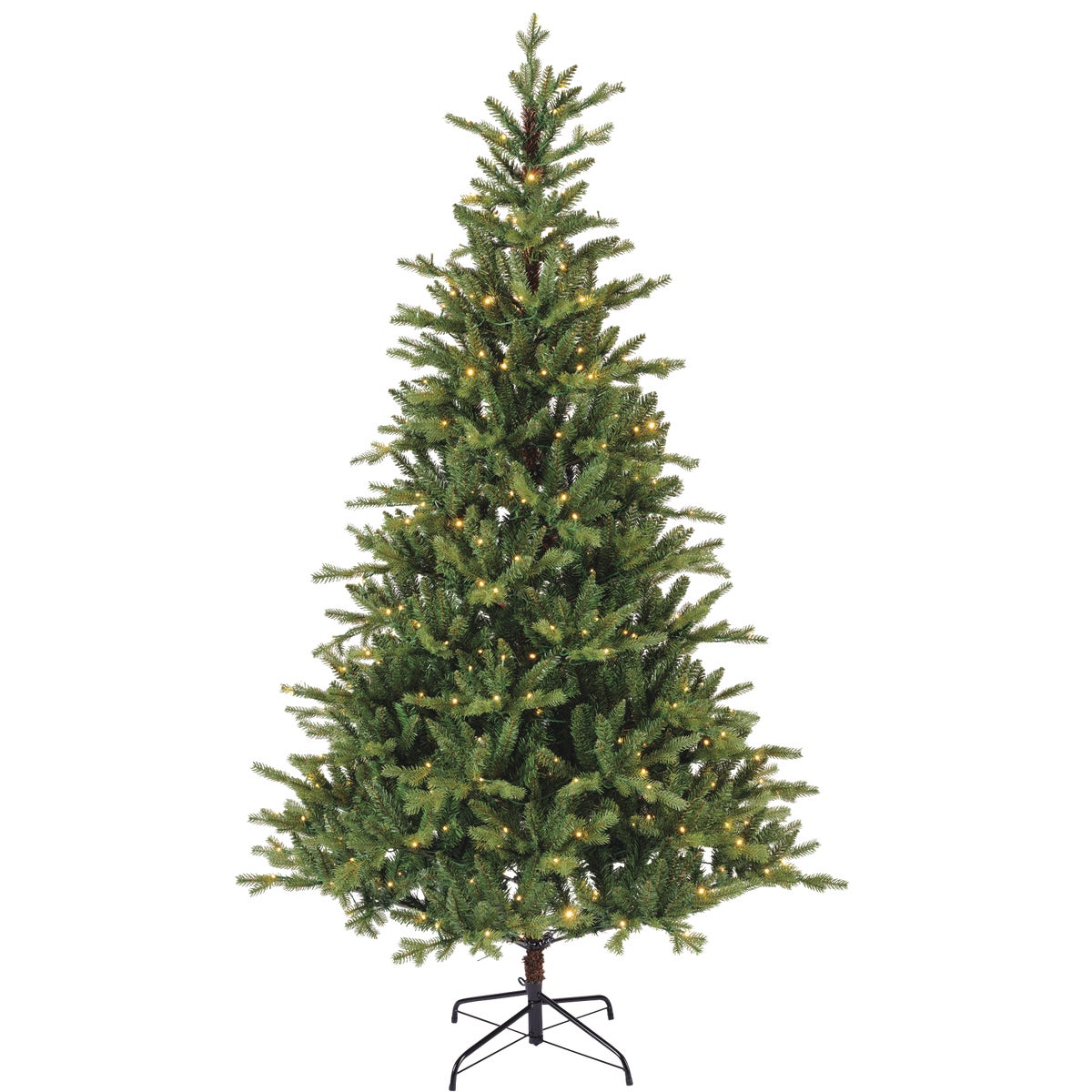 Everlands 6 Ft. Warm White/Multi LED Allison Pine Christmas Tree