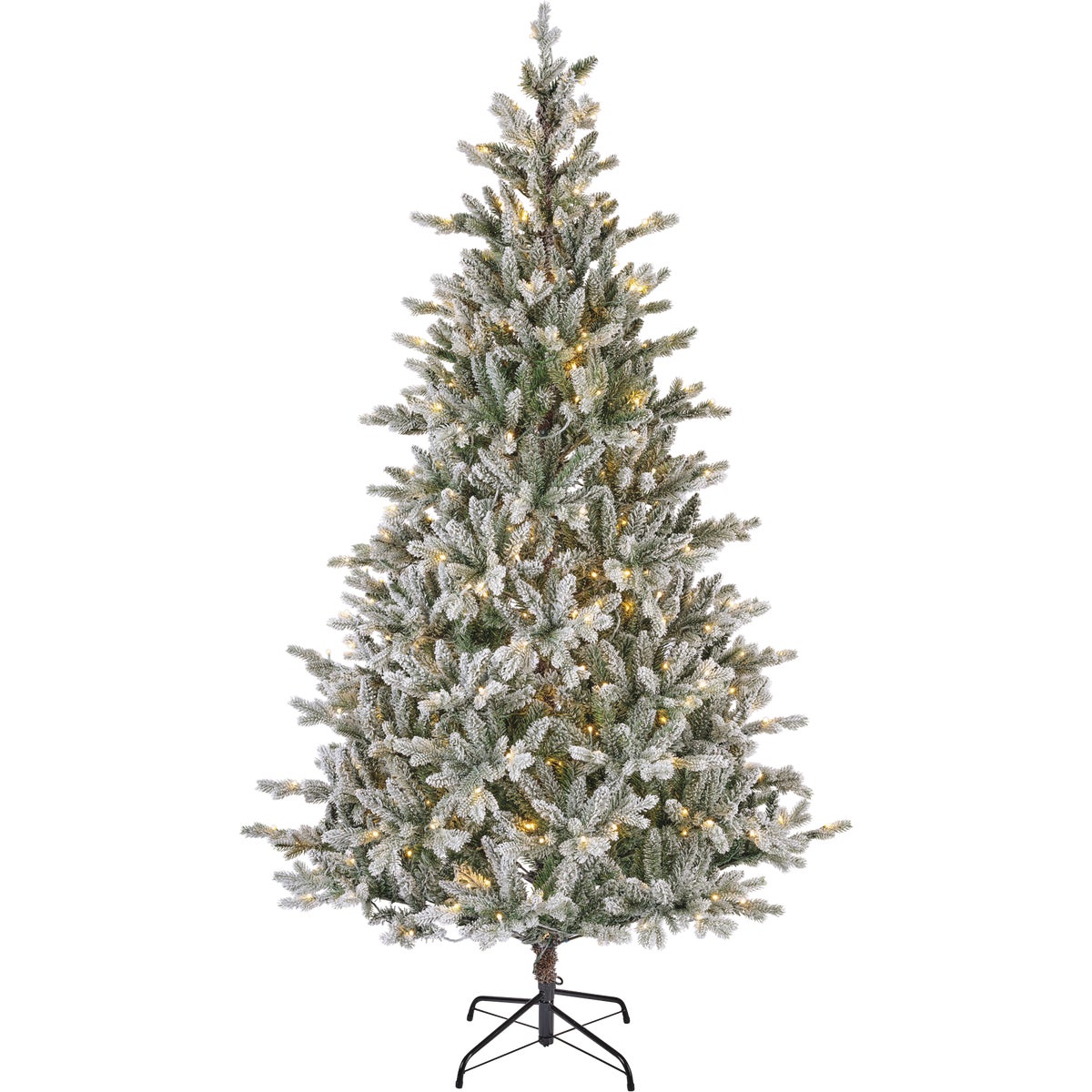 Everlands 7.5 Ft. Warm White/Multi LED Allison Pine Christmas Tree