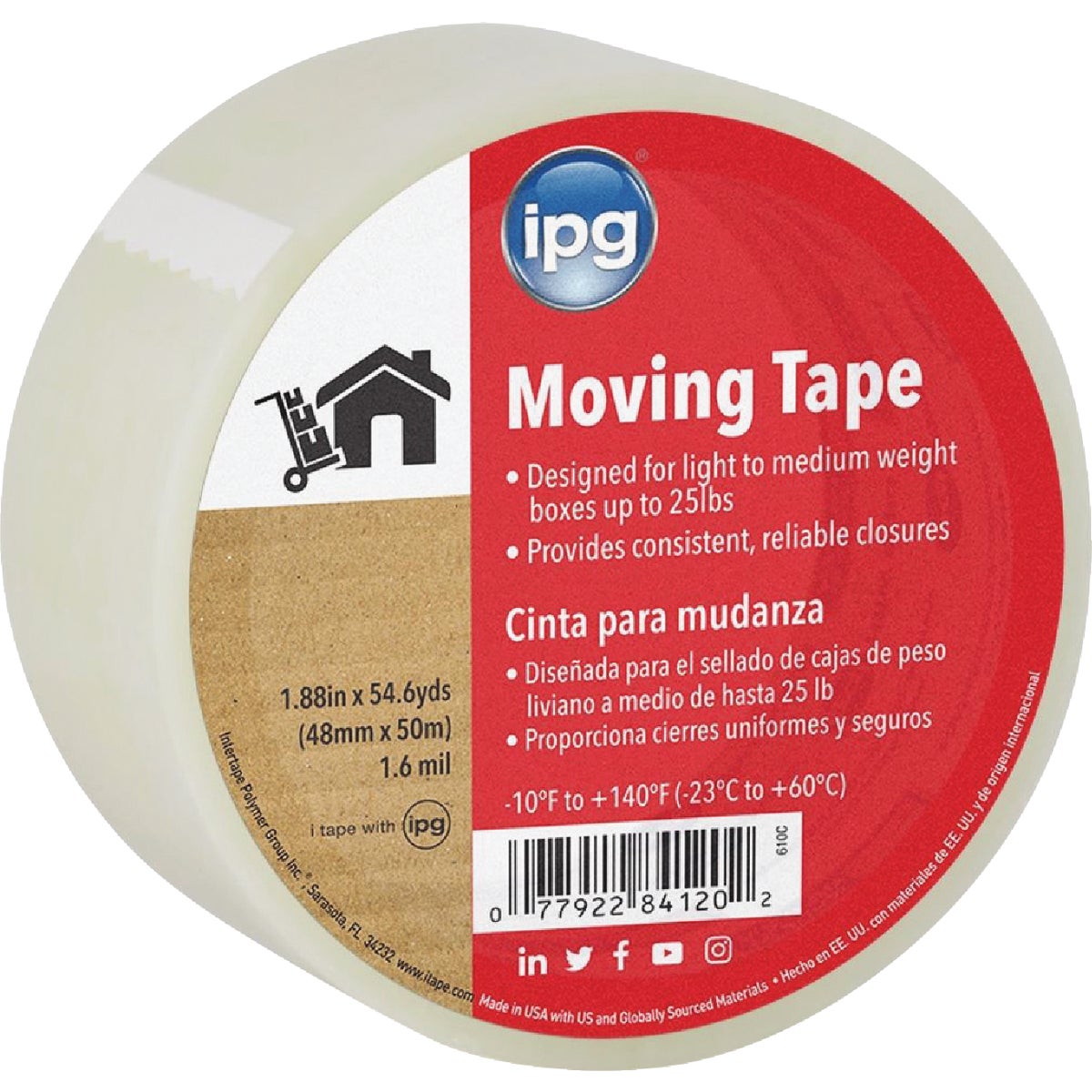 IPG 1.88 In. x 55 Yd. Economy Sealing Tape