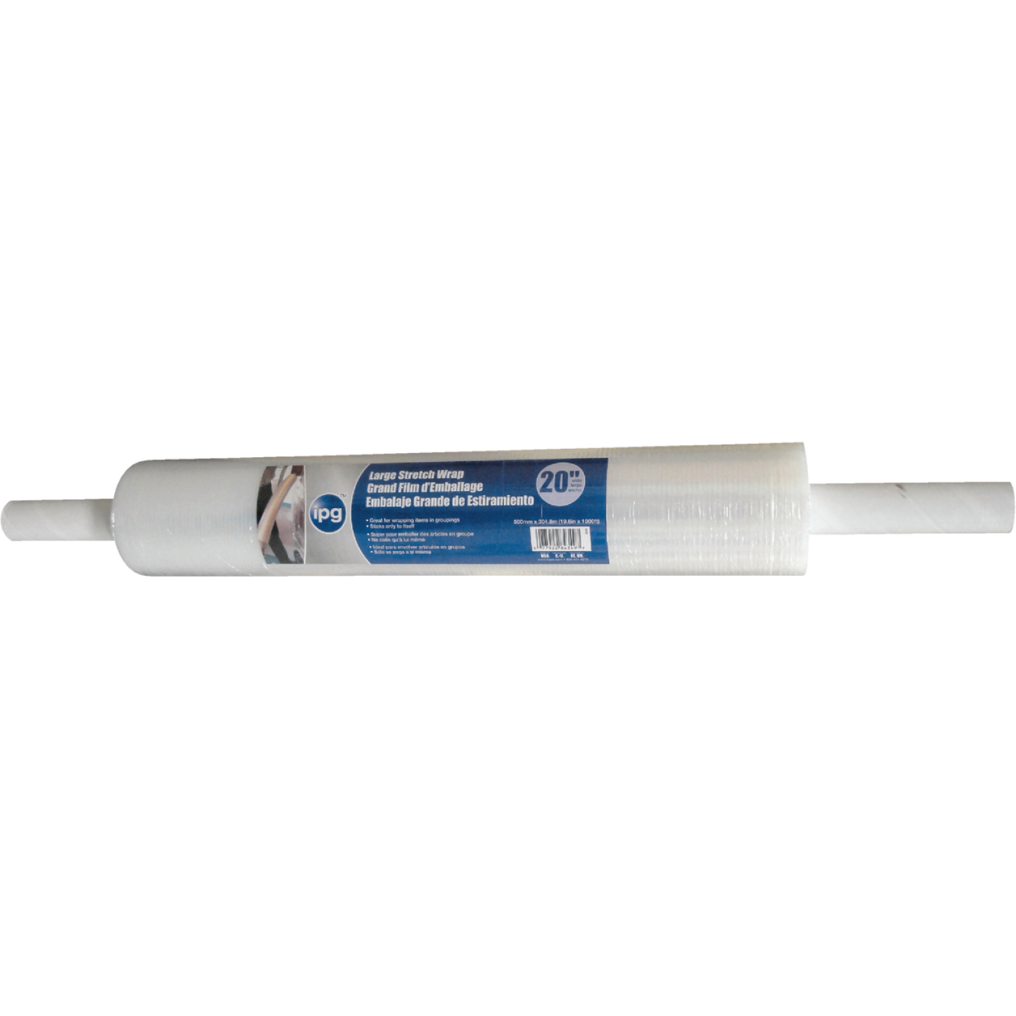 IPG 20 In. X 1000 Ft. Stretch Wrap with Double Handle Image 1