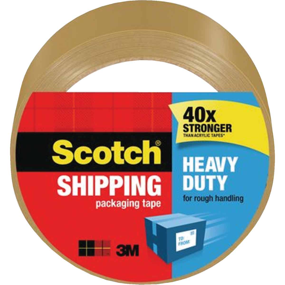 Scotch 1.88 In. X 54.6 Yd. High Performance Tan Packaging Tape