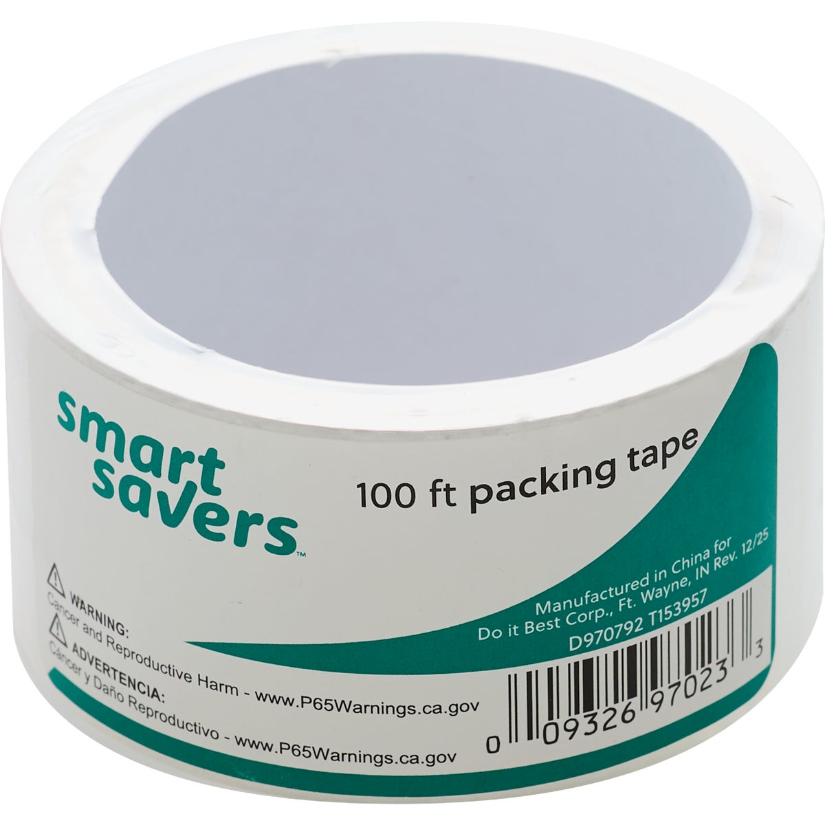 Smart Savers 4.80 cm x 100 Ft. Clear Packing Tape