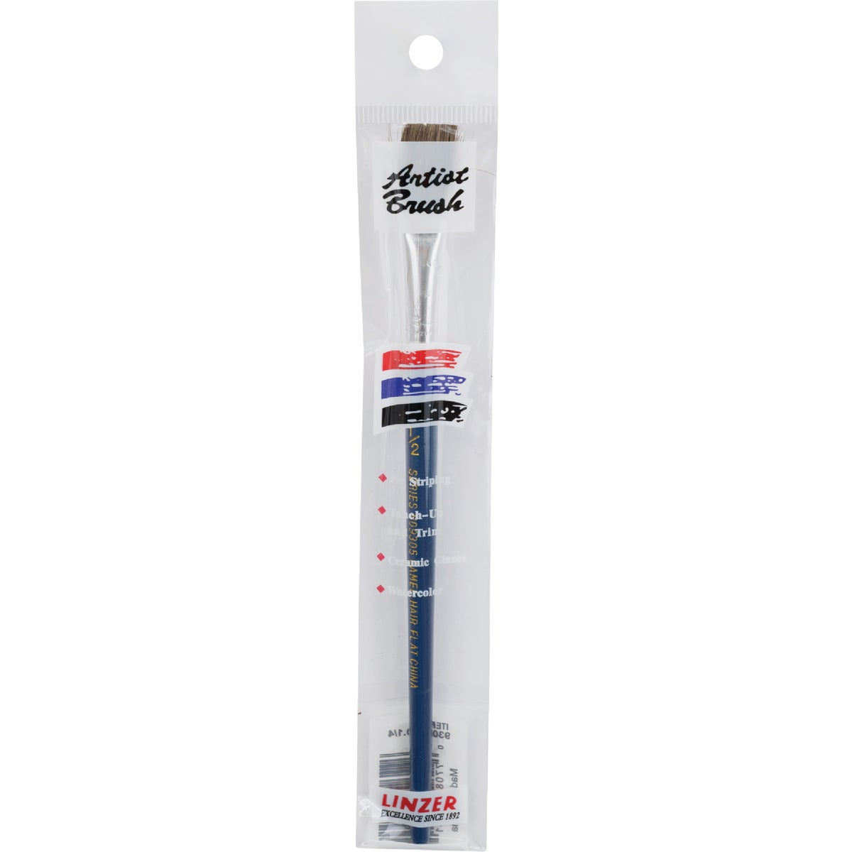  Linzer 1/2 In. Camel Hair Flat Water Color Artist Brush