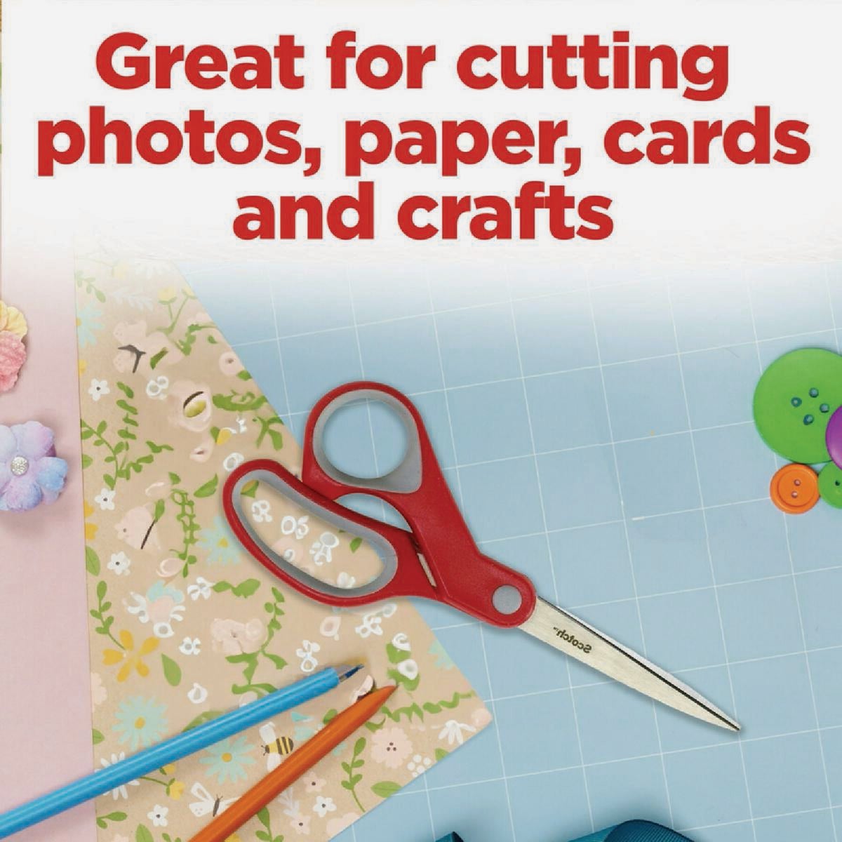 Scotch 8 In. Multi-Purpose Scissors Image 6