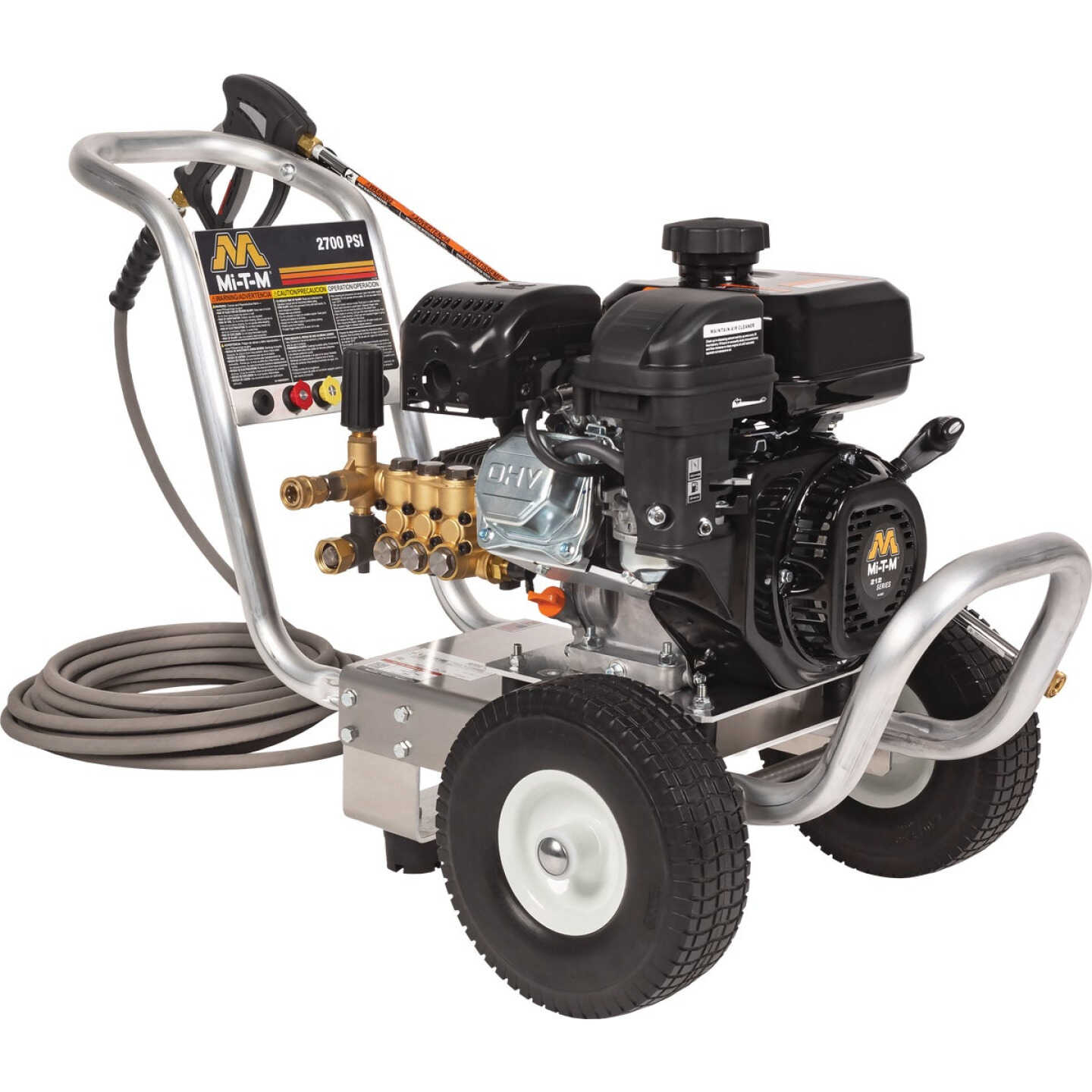 Mi-T-M CA Aluminum Series 2700 psi 2.4 GPM Cold Water Portable Gas Pressure Washer Image 1