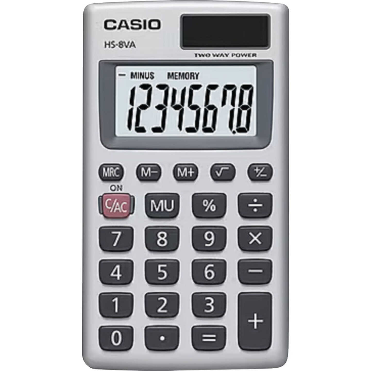 Casio Pocket 8-Digit Pocket Calculator Image 1