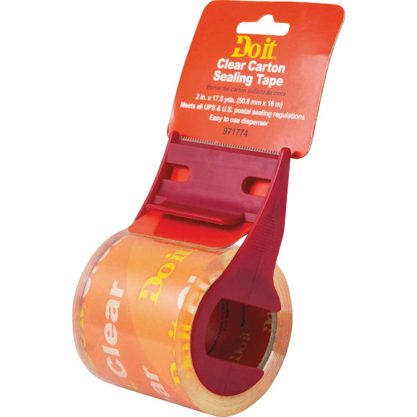 Do It 2 In. x 17.5 Yd. Clear Packing Tape Image 1