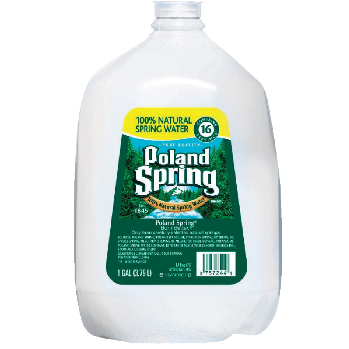 Poland Spring 1 Gal. Spring Water 