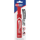 Marks-A-Lot Red Regular Chisel Tip Permanent Marker Image 1