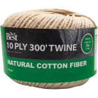 Do it Best 10-Ply x 300 Ft. White Cotton Parcel Post Twine Image 1