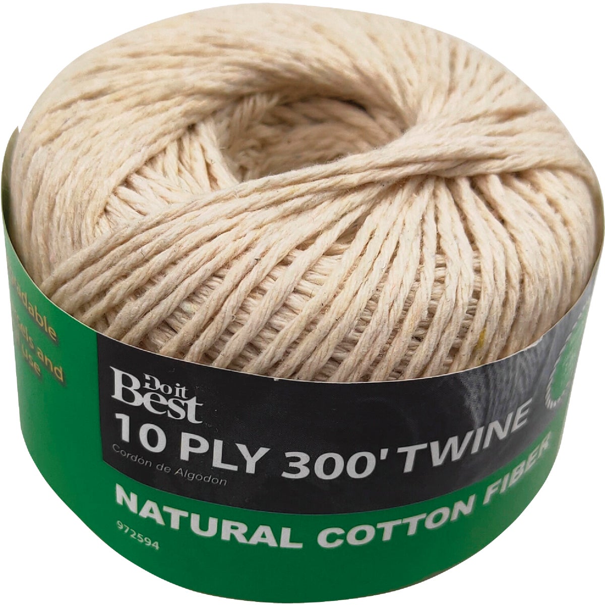 Do it Best 10-Ply x 300 Ft. White Cotton Parcel Post Twine Image 2