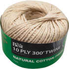 Do it Best 10-Ply x 300 Ft. White Cotton Parcel Post Twine Image 2
