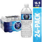 Pure Life 0.5 Liter Bottled Purified Water (24-Pack) Image 2