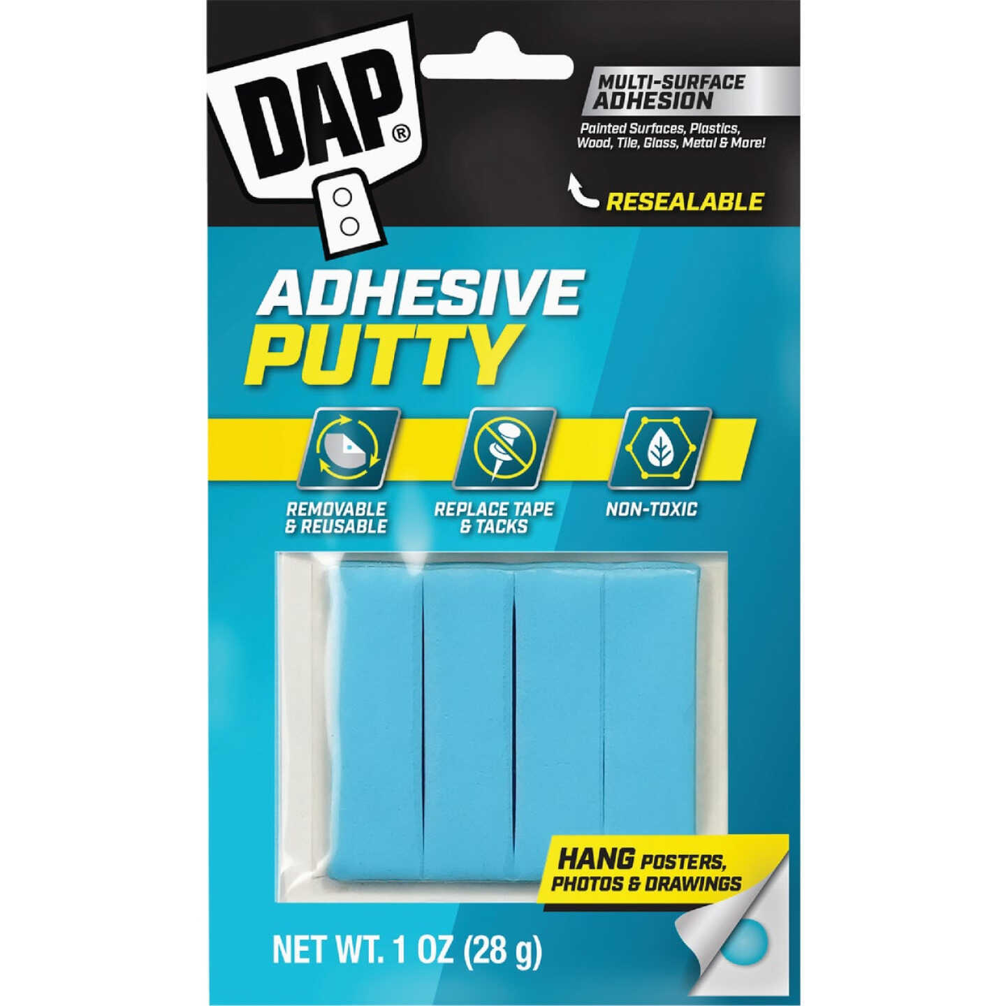 DAP RapidFuse Blue Stik 1 Oz. Blue Reusable Adhesive Putty Image 1
