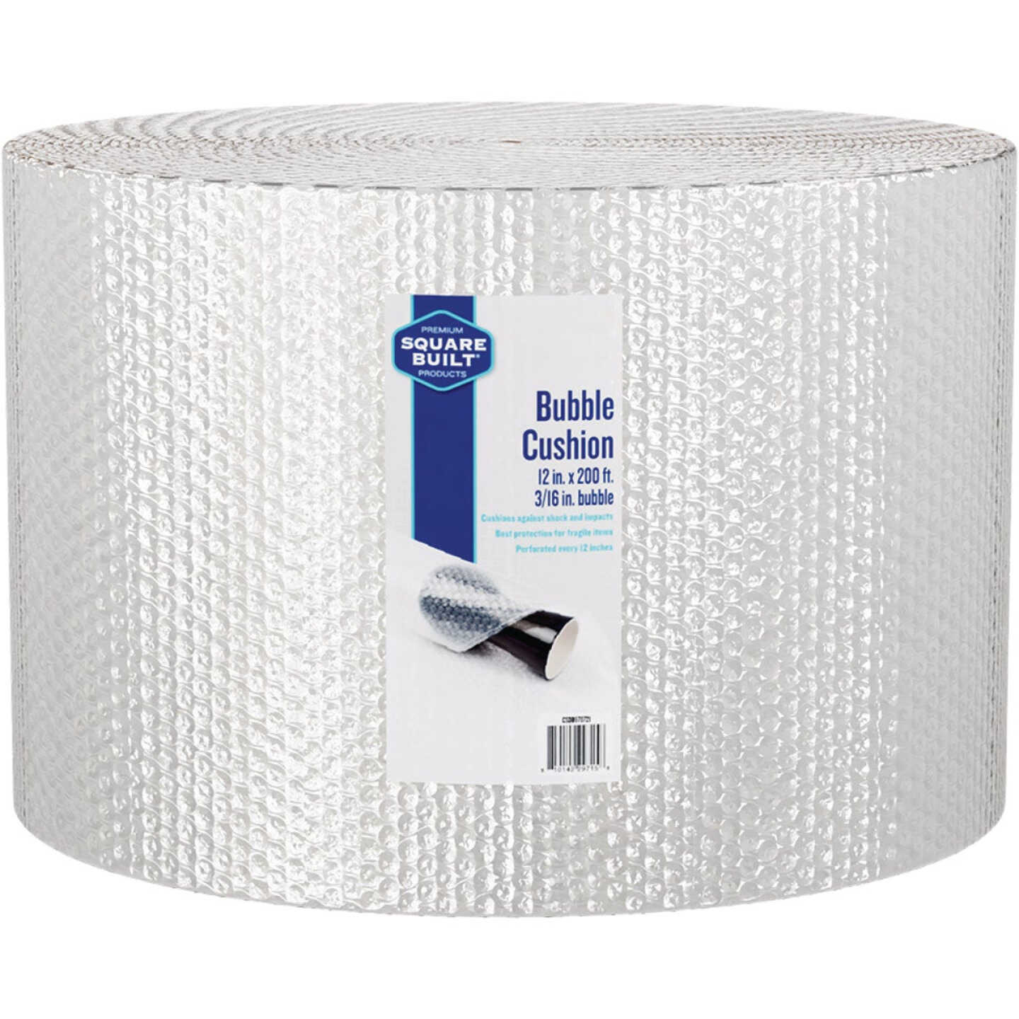 Square Built 12 In. x 200 Ft. x 3/16 In. Thick Bubble Cushion Wrap Image 1