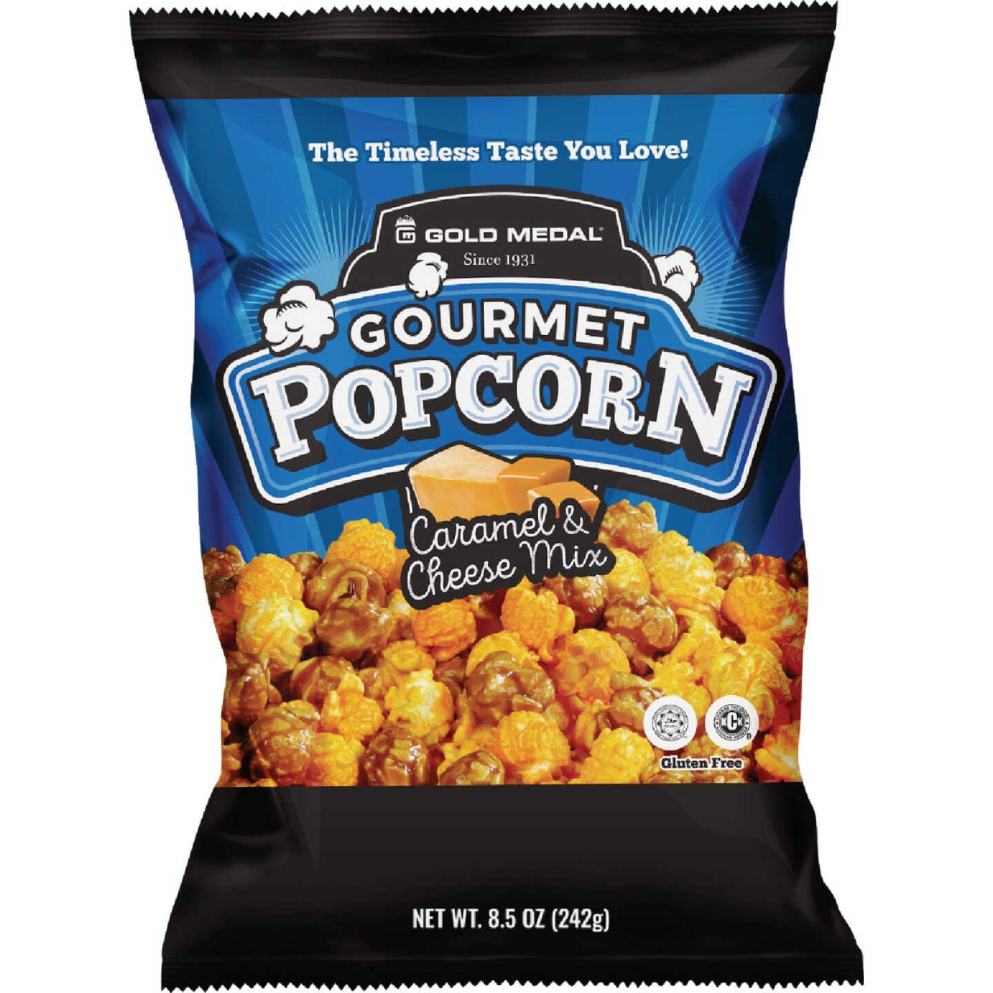 Gold Medal Gourmet 8.5 Oz. Caramel & Cheese Popcorn Mix Image 1