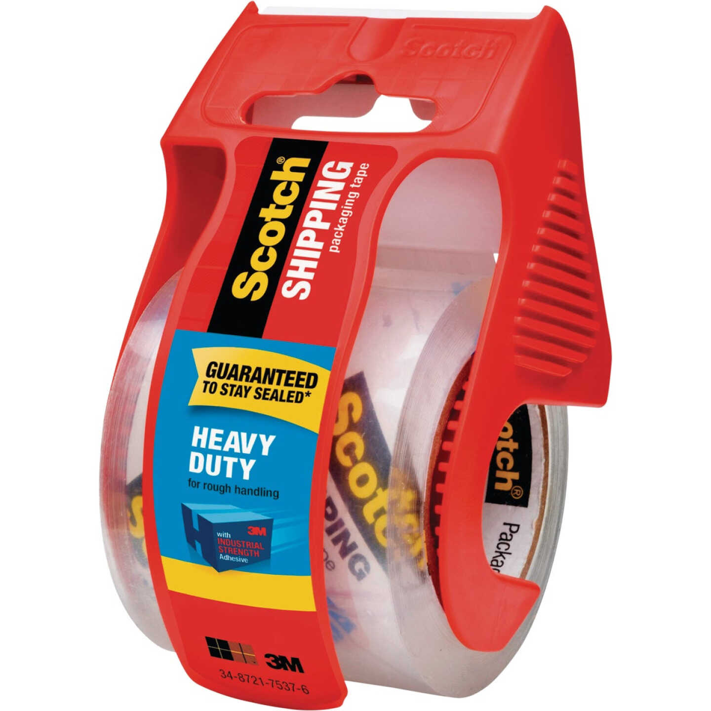 Scotch 1.88 In. x 22.2 Yd. Heavy Duty Shipping Packaging Tape with Dispenser Image 1