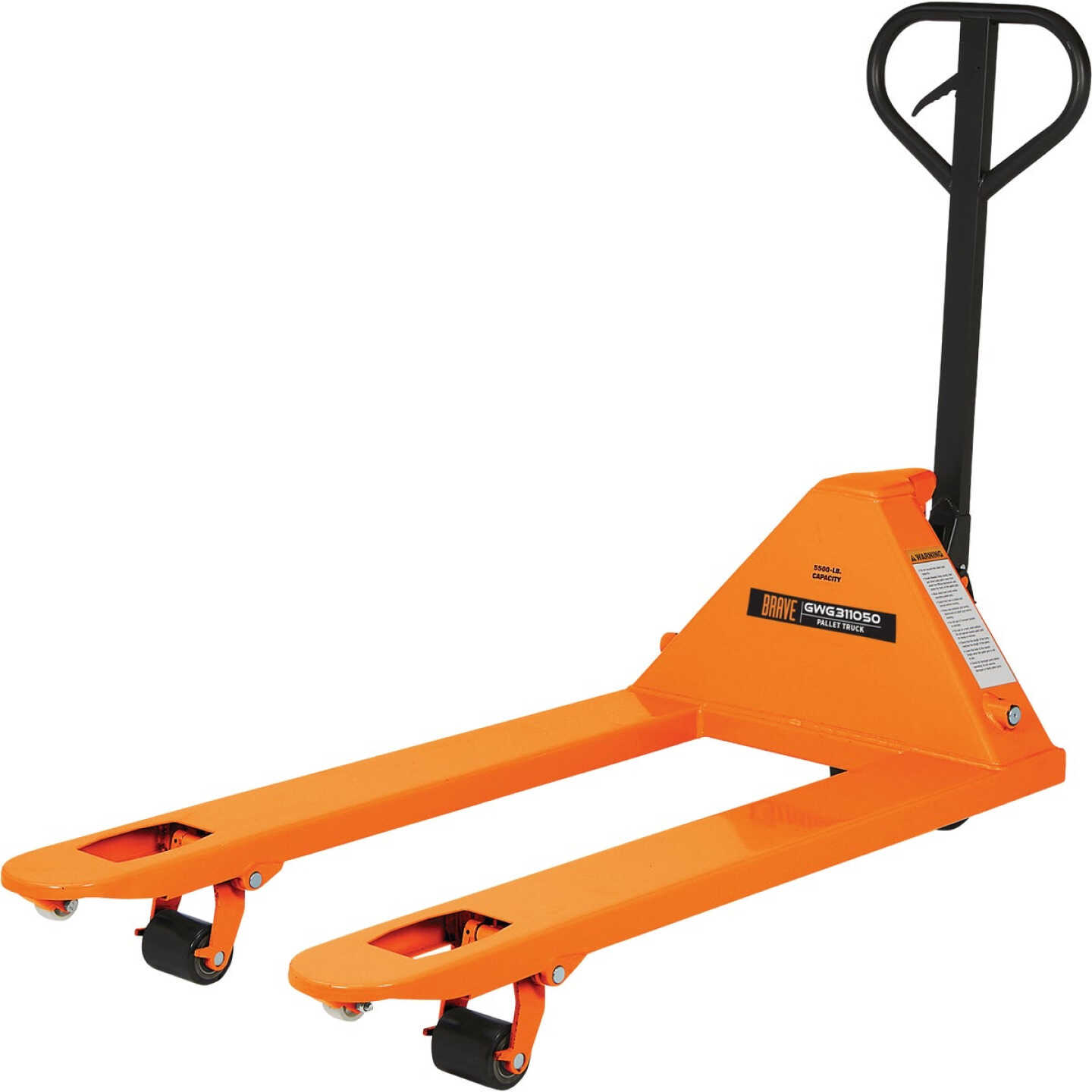 Brave 63.5 In. x 27 In. 5500 Lb. Capacity Pallet Jack Image 1