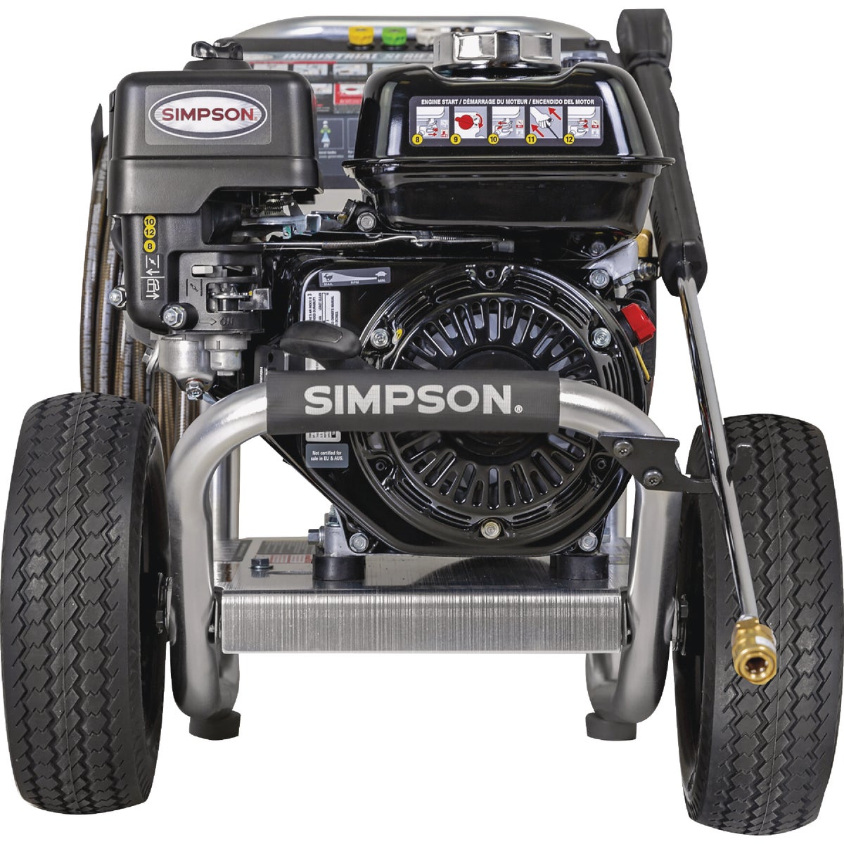 Simpson Pressure Washers 3500 PSI at 4.0 GPM HONDA GX390 with UDOR Triplex Pump Cold Water Gas Professional Pressure Washer. Image 4