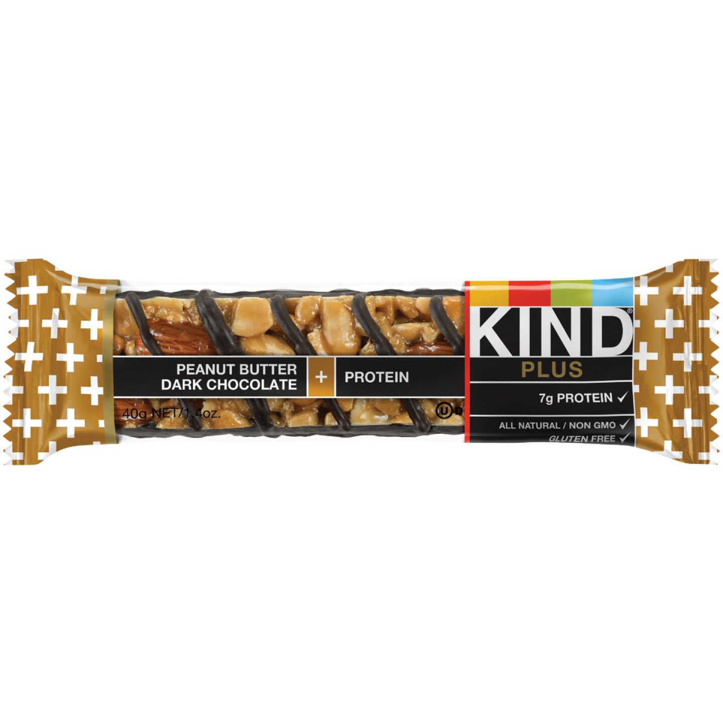 Kind Peanut Butter Dark Chocolate 1.4 Oz. Nutrition Bar Image 1