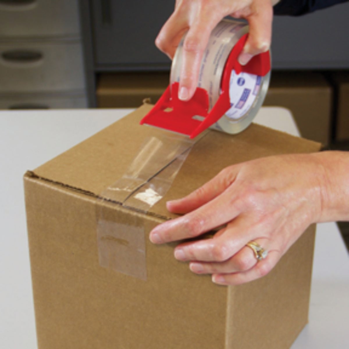 IPG 1.88 In. X 54.6 Yd. Clear Film Carton Sealing Tape (2 Pack) Image 2