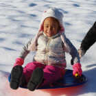 Flexible Flyer 26 In. Dia. Blue Foam Saucer Sled Image 5