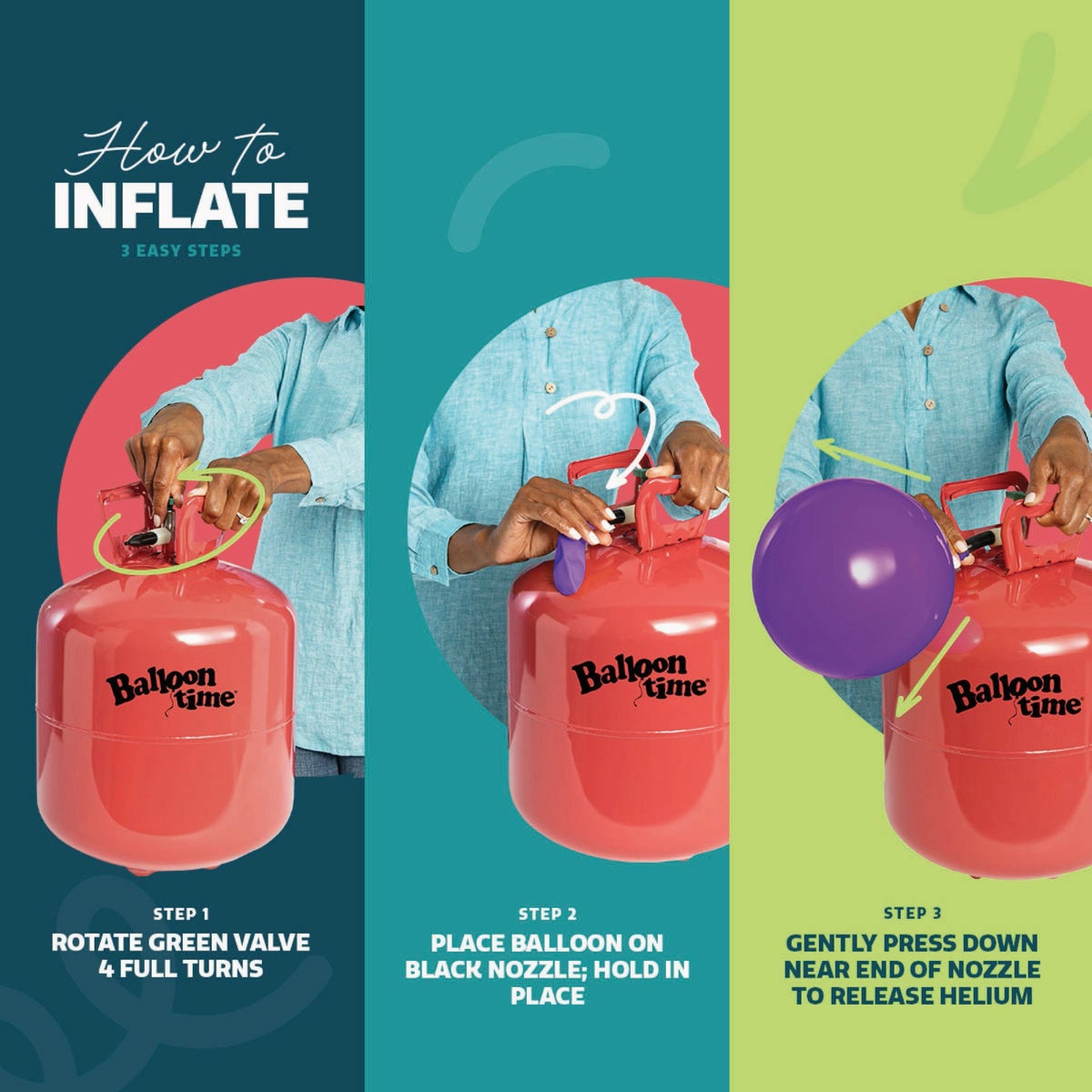 Balloon Time Jumbo Helium Tank Image 6