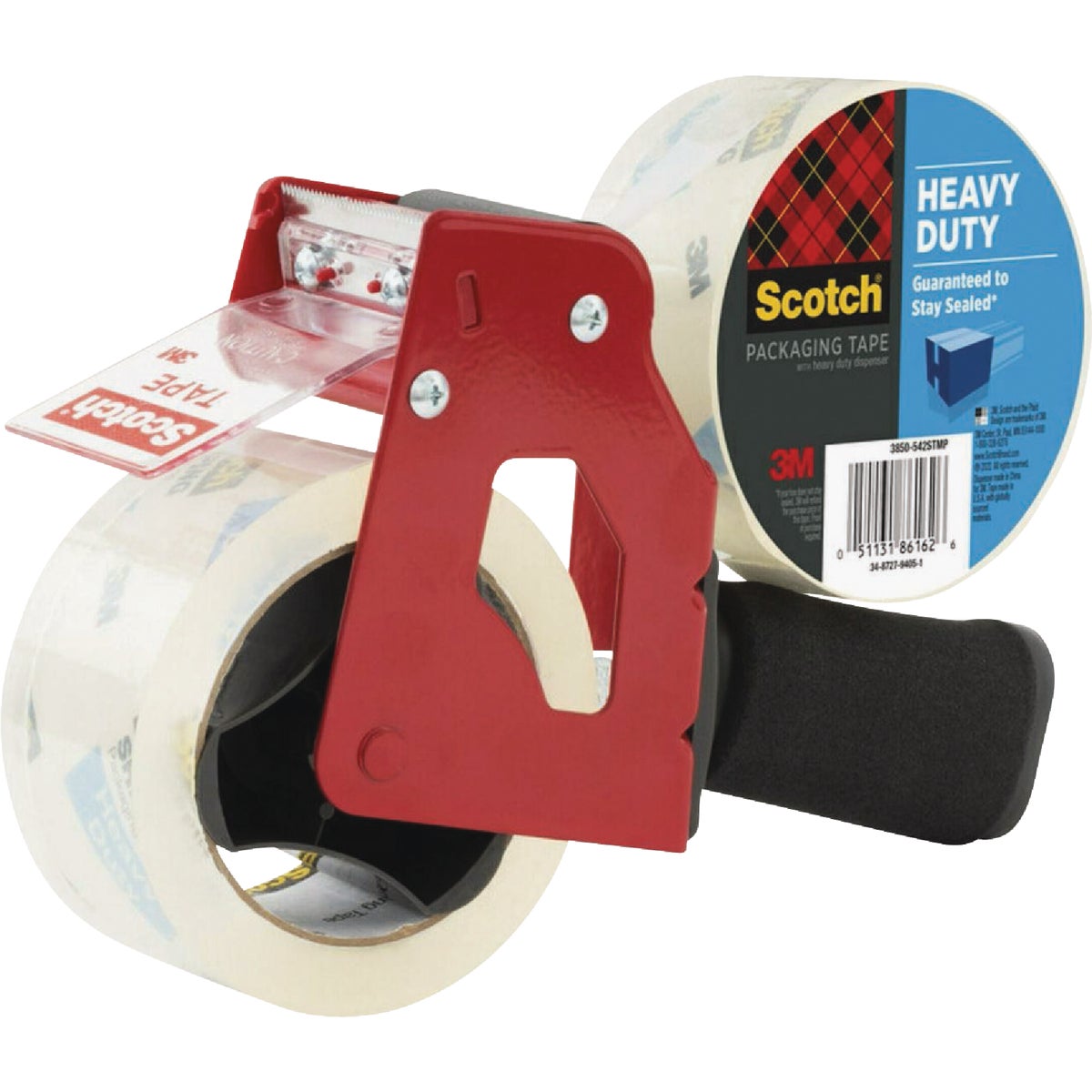 Scotch 1.88 In x 54.6 Yd. Heavy Duty Shipping Packaging Tape