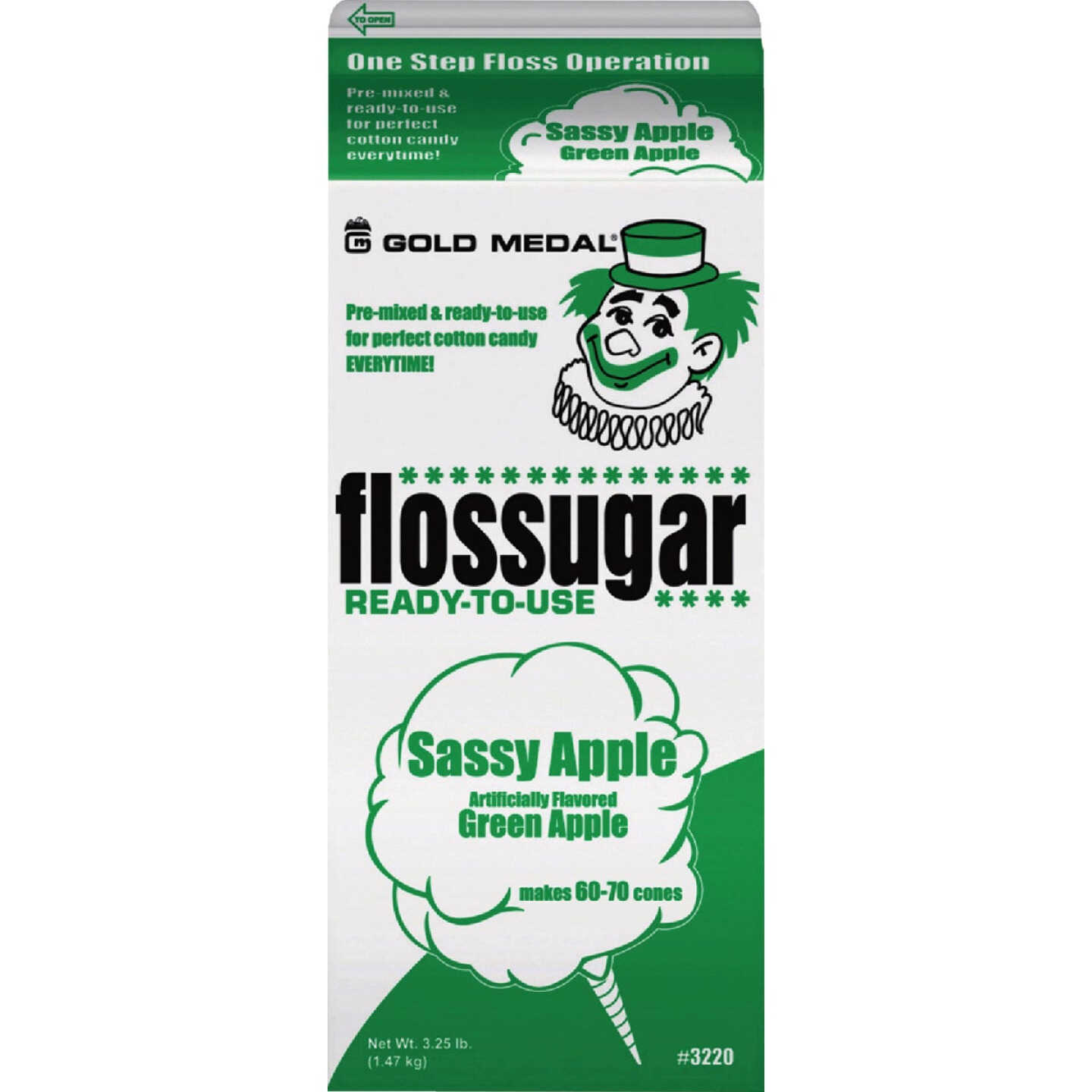 Gold Medal 1/2 Gal. Sassy Apple Cotton Candy Sugar Image 1
